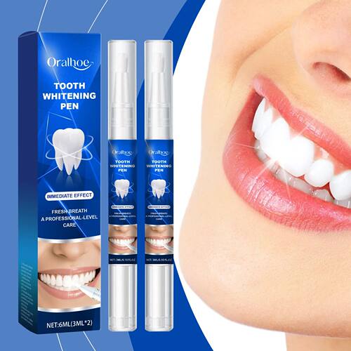 Oralhoe 3mlx2pcs Teeth Whitening Pen Stain Remove Dental Car