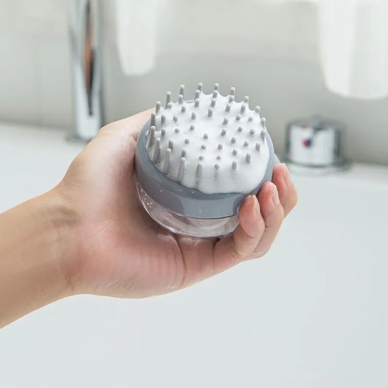 Escova da massagem do escalpe principal do silicone, champ?,