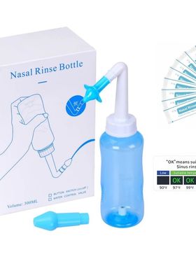 rrigador nasal para adultos, limpador de pulso de água, enx