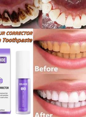 Creme Dental V34 Roxo, Tártaro Limpo, Higiene Oral, Hálito