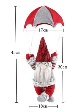 Faceless Old Man Gnome Boneca De Pelúcia, Santa Paraquedism