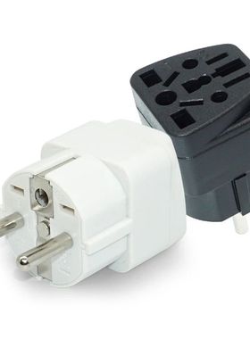 Adaptador de enchufe Universal AU UK US a EU Kr, convertidor