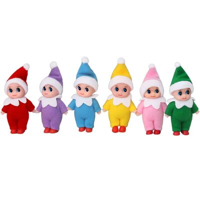 Natal Baby Elf Doll Pingentes, Xmas Oranments, Presentes de
