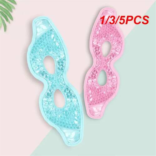 1/3/5PCS Eye Mask Gel Cooling Eye Sleep Mask Ice Cold Compre