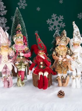 Elf Boy Doll Clown Toy Pingente de Natal Decora??es de casa