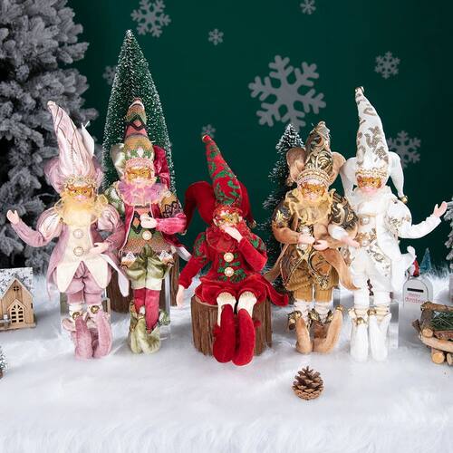 Elf Boy Doll Clown Toy Pingente de Natal Decora??es de casa