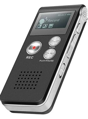 Gravador de voz mp3 player mini gravador de áudio de som pr