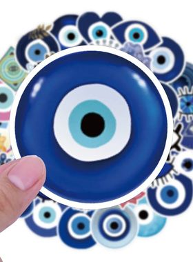 10/50 p?s olho mal graffiti adesivos estéticos computador p