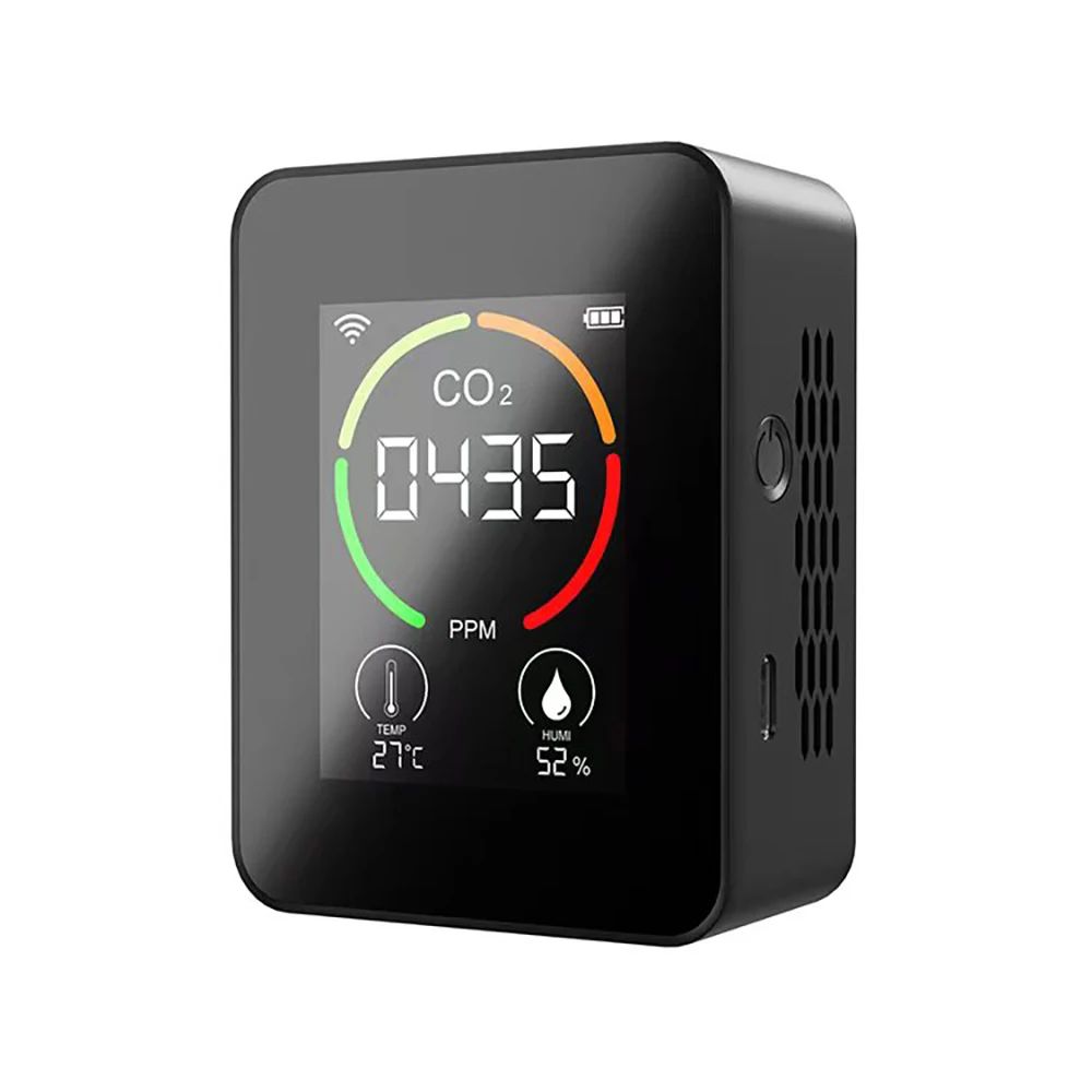 Monitor de aire 3 en 1, Detector de dióxido de carbono CO2,