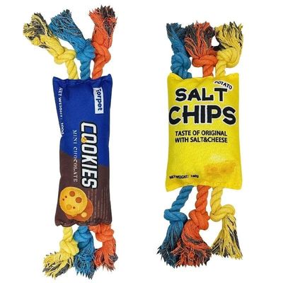 Juguete masticable con nudo de cuerda para mascotas peque?as