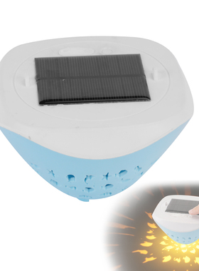 Luz LED Solar flotante para piscina, lámpara de proyección