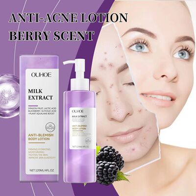 Berry Scented Blemish Lotion Care Facial Moisturizer Reduce