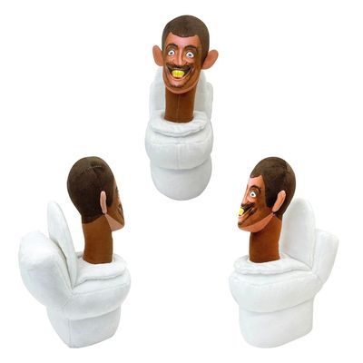 Juguetes de peluche de inodoro Skibidi divertidos, juguete d