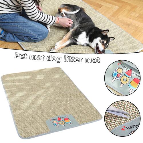 Foldable Pet Ice Mat Reusable Pet Sleeping Blanket Pet Produ
