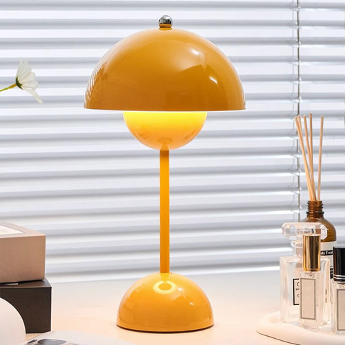 LED Table Lamps Rechargeable Mushroom Bedroom Night Light De