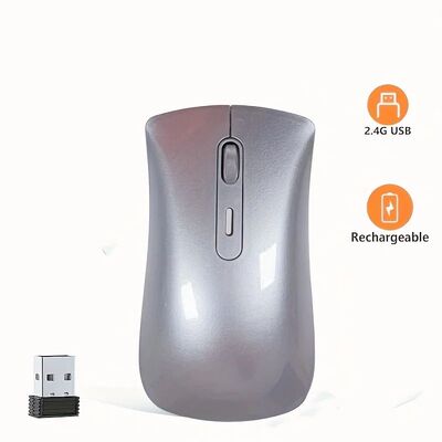 Mouse silencioso sem fio Bluetooth Dual Mode, modo Bluetooth