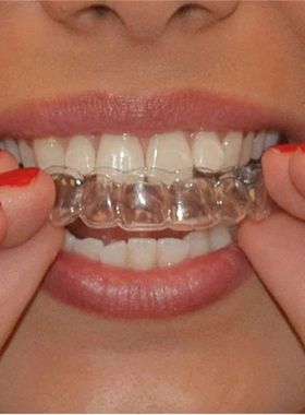 Protector bucal EVA para dientes, Protector nocturno, bandej