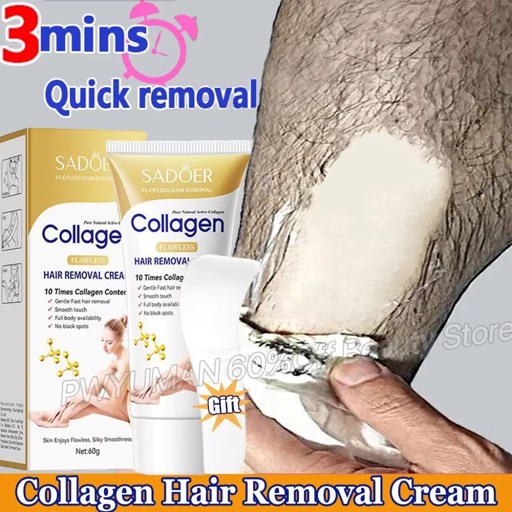 Fast Hair Removal Cream Painless Hair Growth Inhibitor Arm A