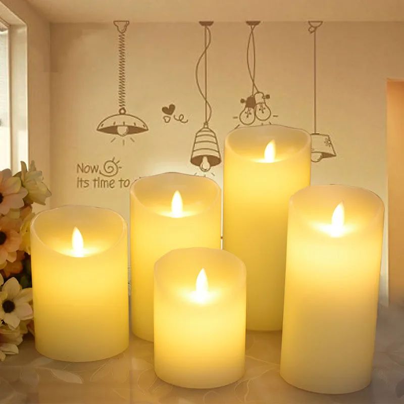 Atmosfera romantica luzes de vela eletr?nica decora??o para