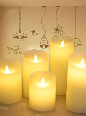 Atmosfera romantica luzes de vela eletr?nica decora??o para