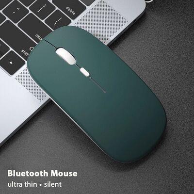Silencioso bluetooth mouse marcaron computador portátil mou