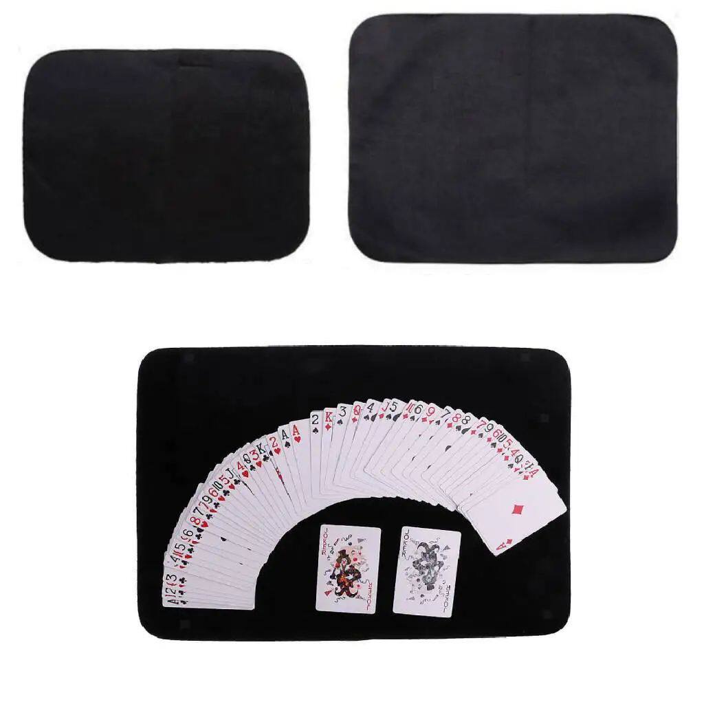 Preto close-up Magic Playmat, Magic Poker Card Deck, Perform