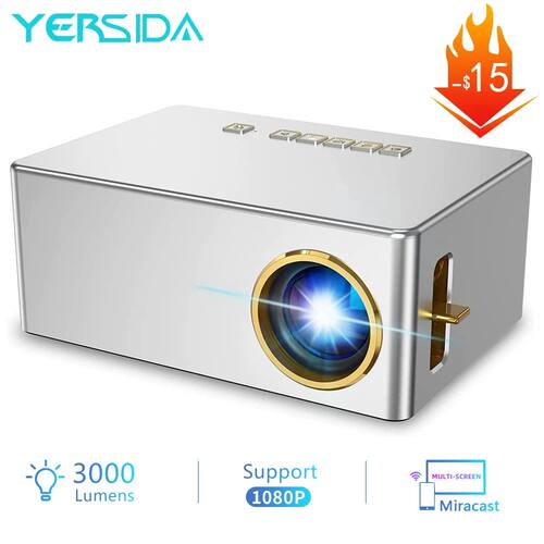 YERSIDA-miniproyector LED YD10 para cine en casa, dispositiv