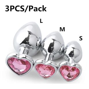 Plug Crystal inoxidável Est Butt Removível Anal A?o