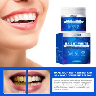 Deep Powder Whitening Remove Strongly Stain Cleansing Teeth