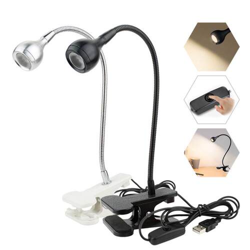 Student Learning LED Clip Desk Lamp 5v Eye Protection Table