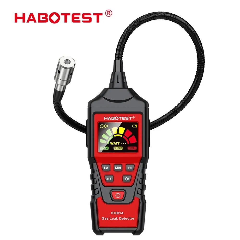 HABOTEST-Detector de fugas de Gas Natural HT601A, alarma de