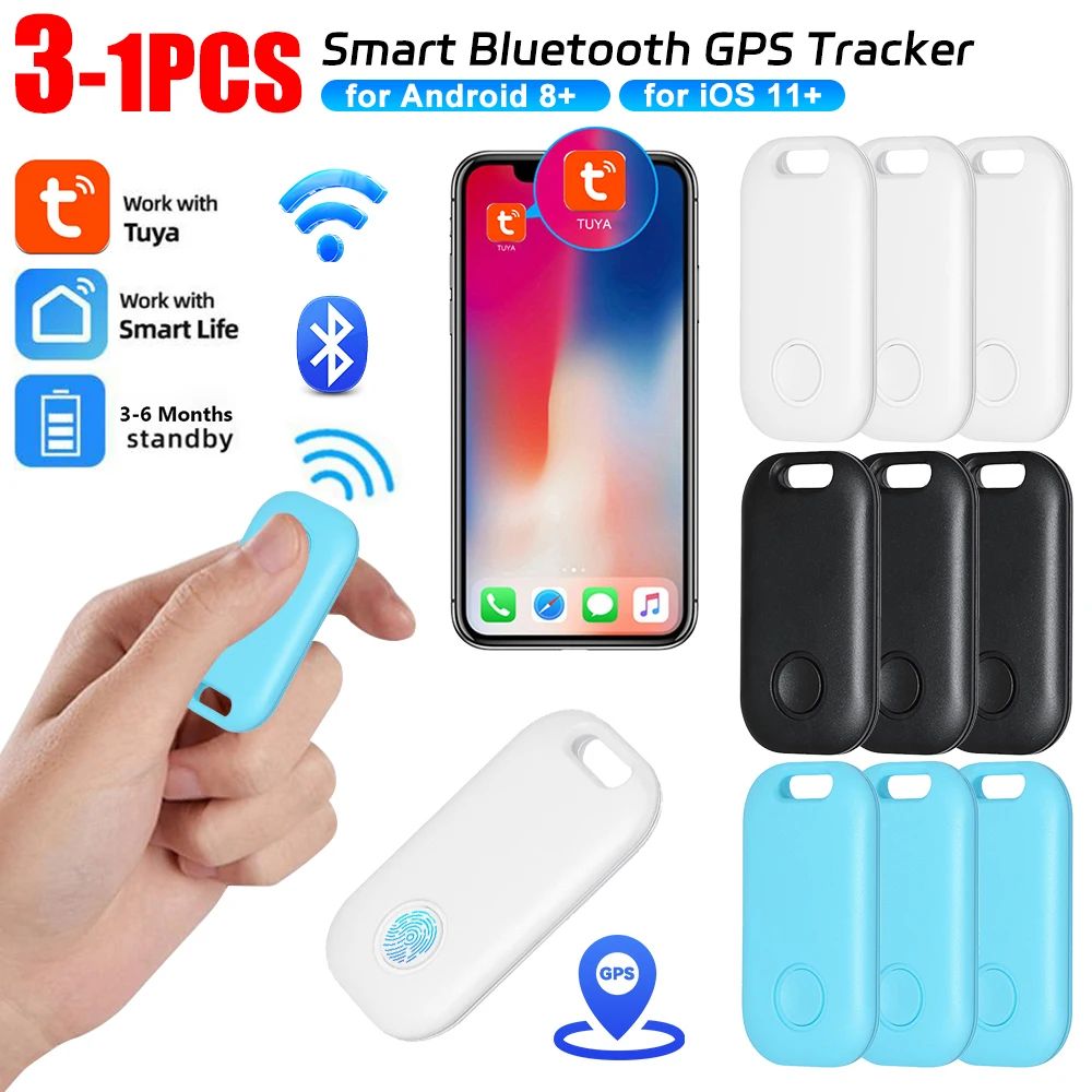 Mini rasador GPS Bluetooth para ni?os, etiqueta de alarma an