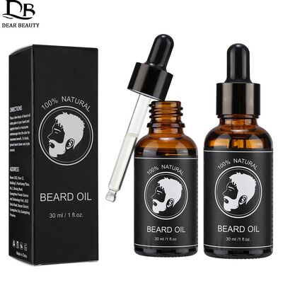 óleo de crescimento da barba facial para homens, engrossar,