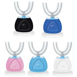 Cepillo de dientes eléctrico en forma de U de 5 colores, in