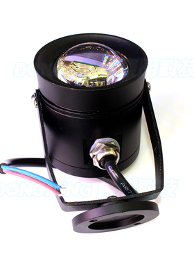 Lente convexo 700-900LM, luz subacuática, cc 12V, led, ilum