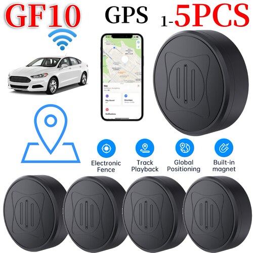 Mini rasador GPS magnético GF10, dispositivo antipérdida p
