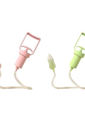 Aspirador nasal puxado à m?o para crian?as, limpador do muc