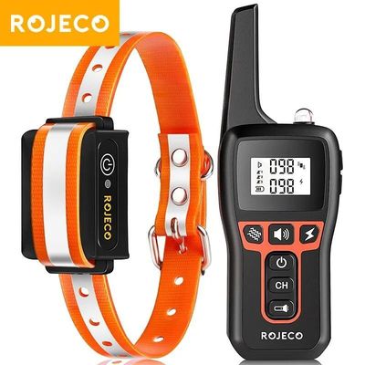 ROJECO-Collar de ennamiento eléctrico para perros, Collar d