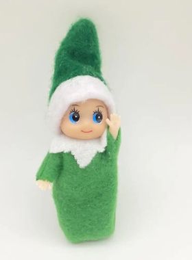 Natal adorável bebê bonecas de pelúcia bebê elfos menina