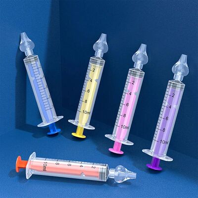 Bebê Seringa Silicone Nasal Aspirador, Lavadora Nasal Recé