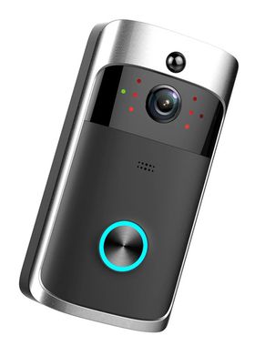 V5 inteligente sem fio campainha vis?o noturna 720p hd voz i