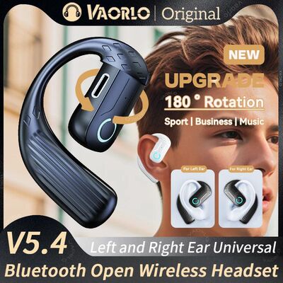 Open Wireless Headset Bluetooth 5.4 180° Rotation Adjustabl