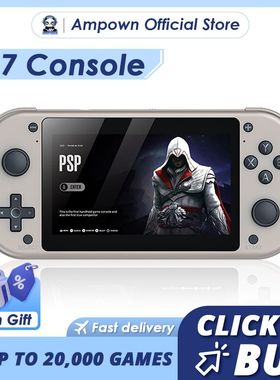 Ampown-consola de juegos portátil M17, con pantalla LCD de