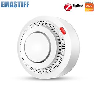 Emastiff zigbee detector de fuma?a tuya casa inteligente pro