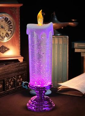 Velas de cristal luzes lembran?as turísticas led velas de c