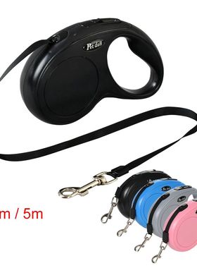 Correa retráctil automática para mascotas, cuerda de tracc