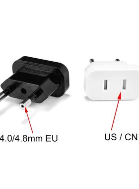 Adaptador de enchufe de la UE, convertidor de CA de EE. UU.