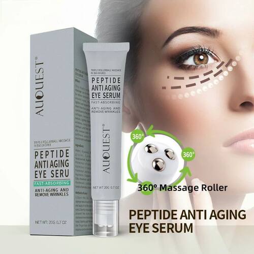 Peptide Moisturizing Eye Serum Massage Roller Prevent Drynes