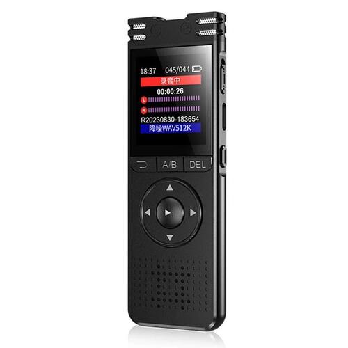 Gravador de voz digital de 64 GB com reprodu??o de voz ativa