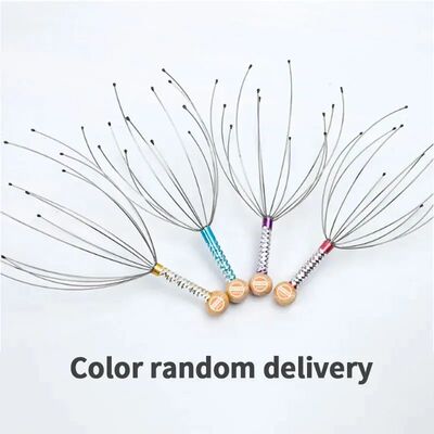 1pc polvo couro cabeludo massageador polvo massagem garra ca